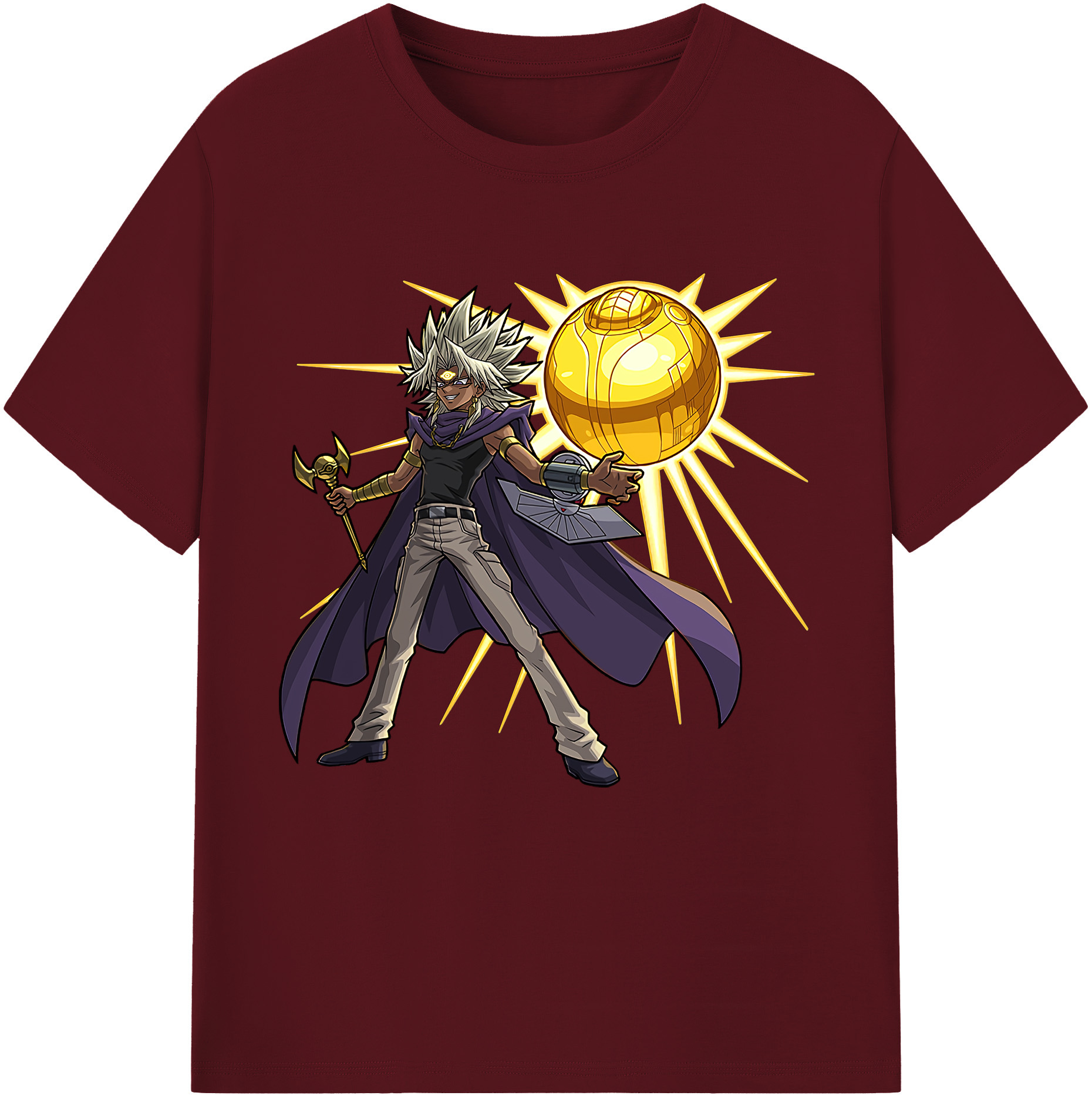 （画像用） 遊☆戯☆王 Yu-Gi-Oh! 綿100％半袖Tシャツ（フロントプリント）